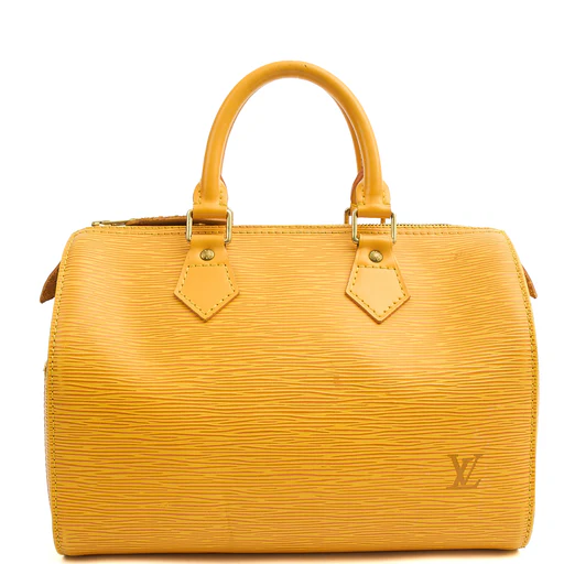 Picture of Louis Vuitton Tote Speedy 30 in Yellow, Epi Leather