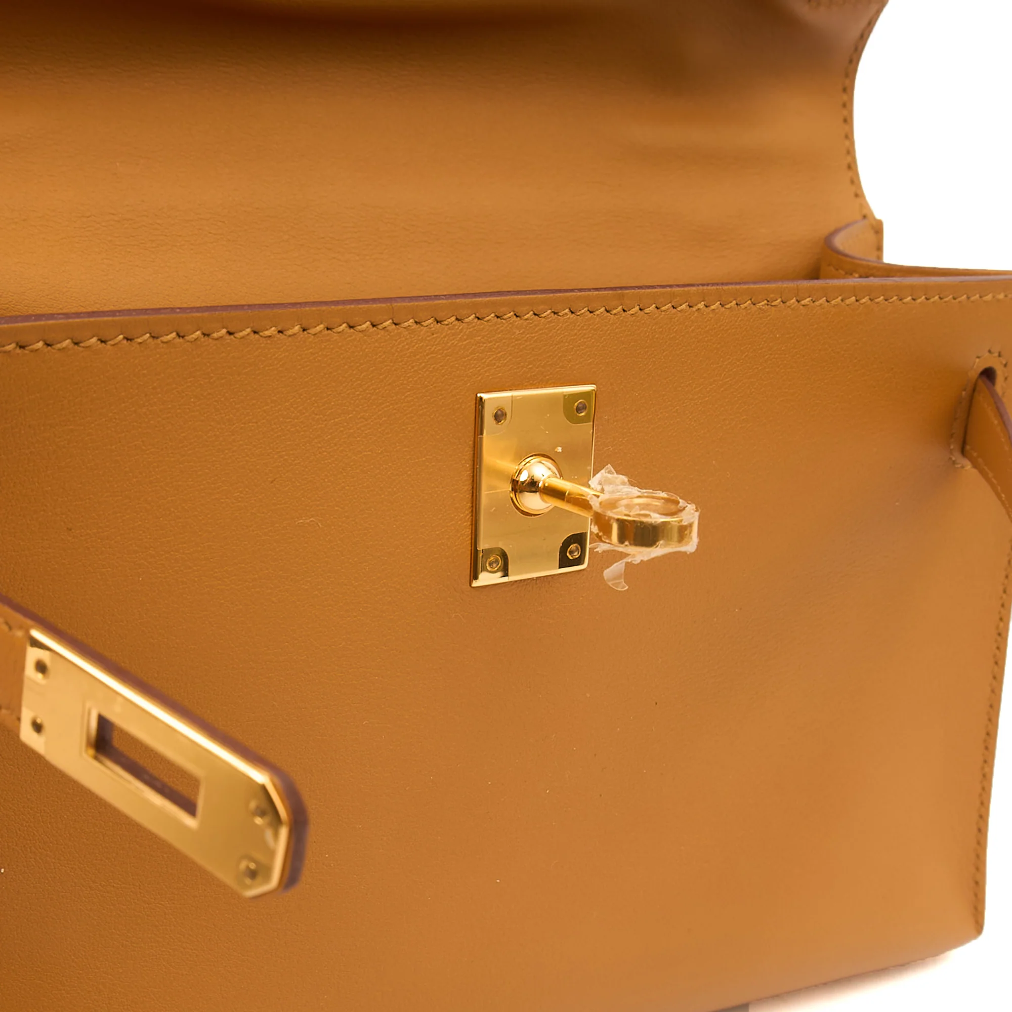 Picture of Hermes Mini Bag Kelly Pochette in Sesame, Swift (Gulli35) Leather