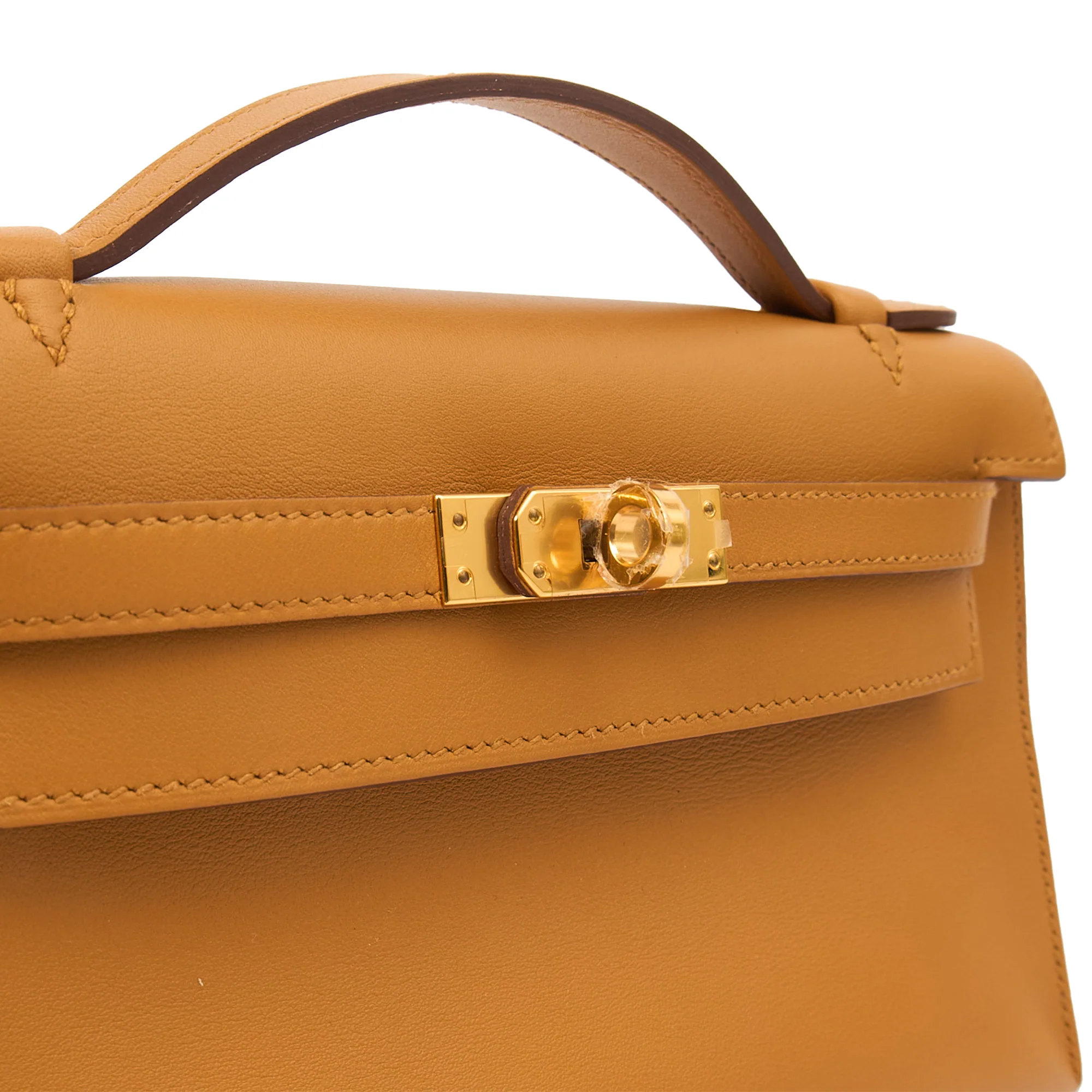 Picture of Hermes Mini Bag Kelly Pochette in Sesame, Swift (Gulli35) Leather