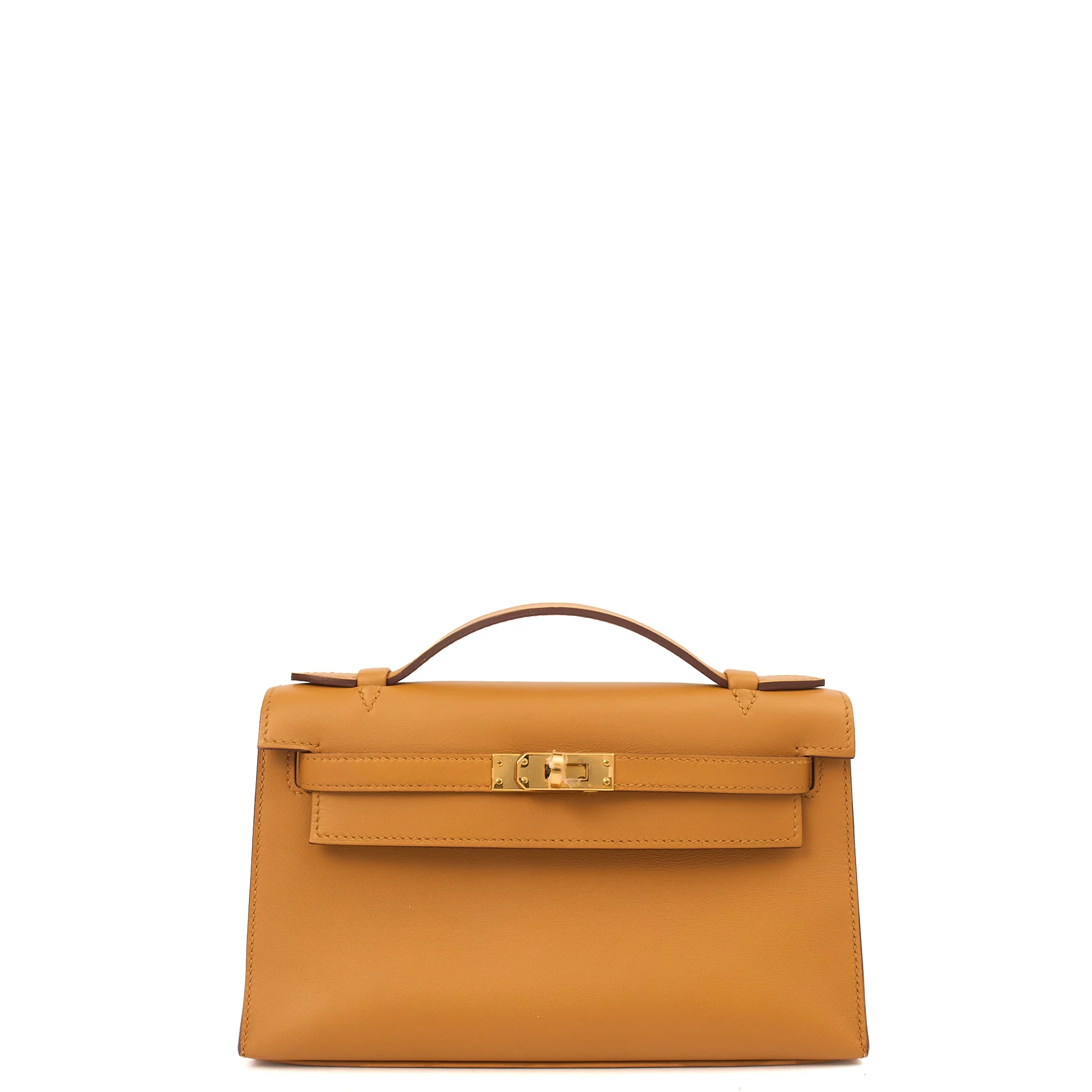 Picture of Hermes Mini Bag Kelly Pochette in Sesame, Swift (Gulli35) Leather