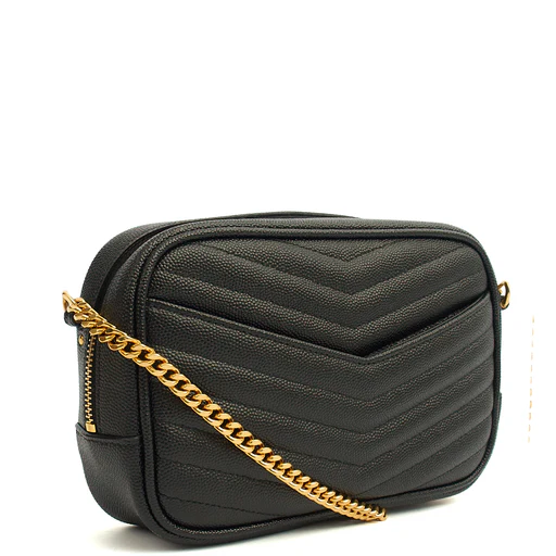 Picture of Saint Laurent Cross Body Lou - Mini in Black, Leather