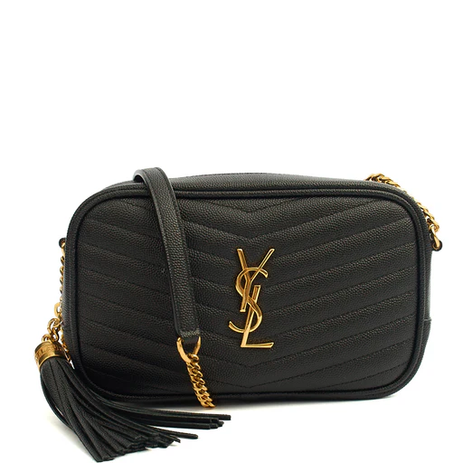 Picture of Saint Laurent Cross Body Lou - Mini in Black, Leather