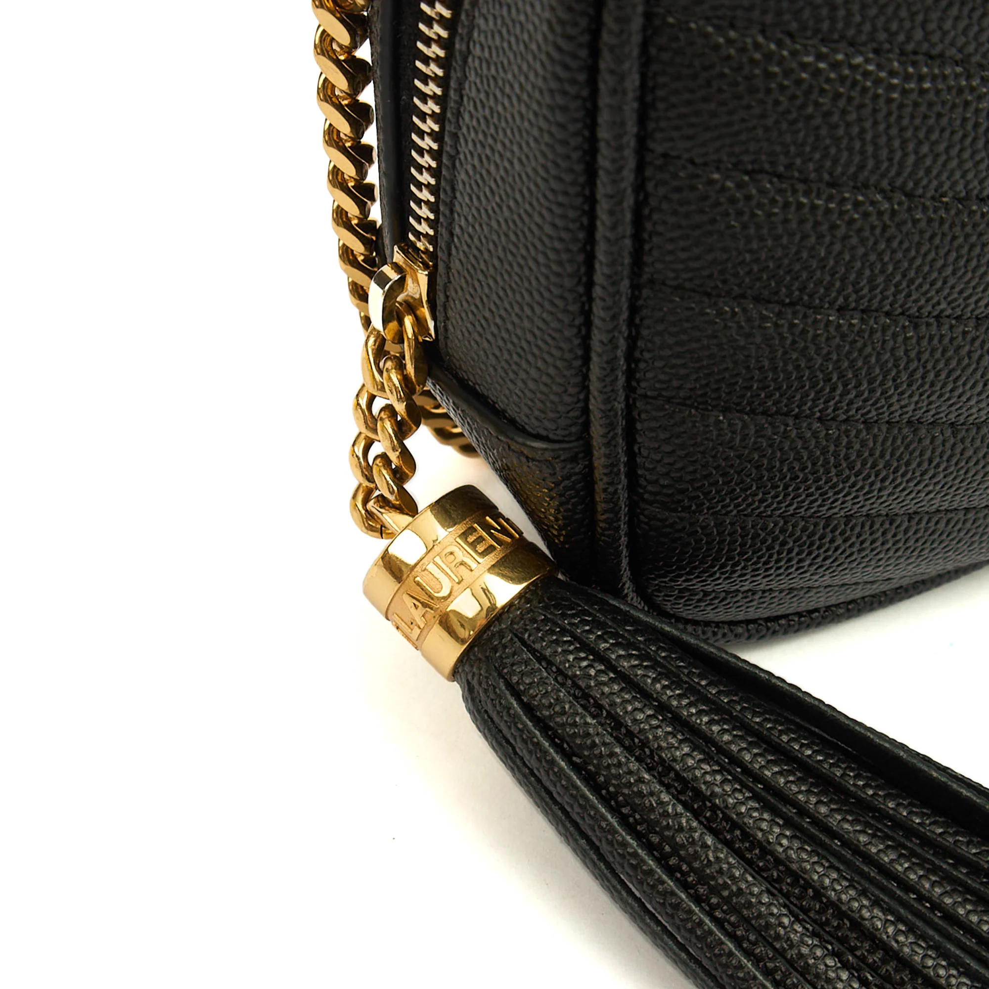 Picture of Saint Laurent Cross Body Lou - Mini in Black, Leather