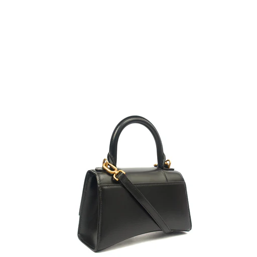 Picture of Balenciaga Cross Body Hourglass Top Handle XS in Black, Leather