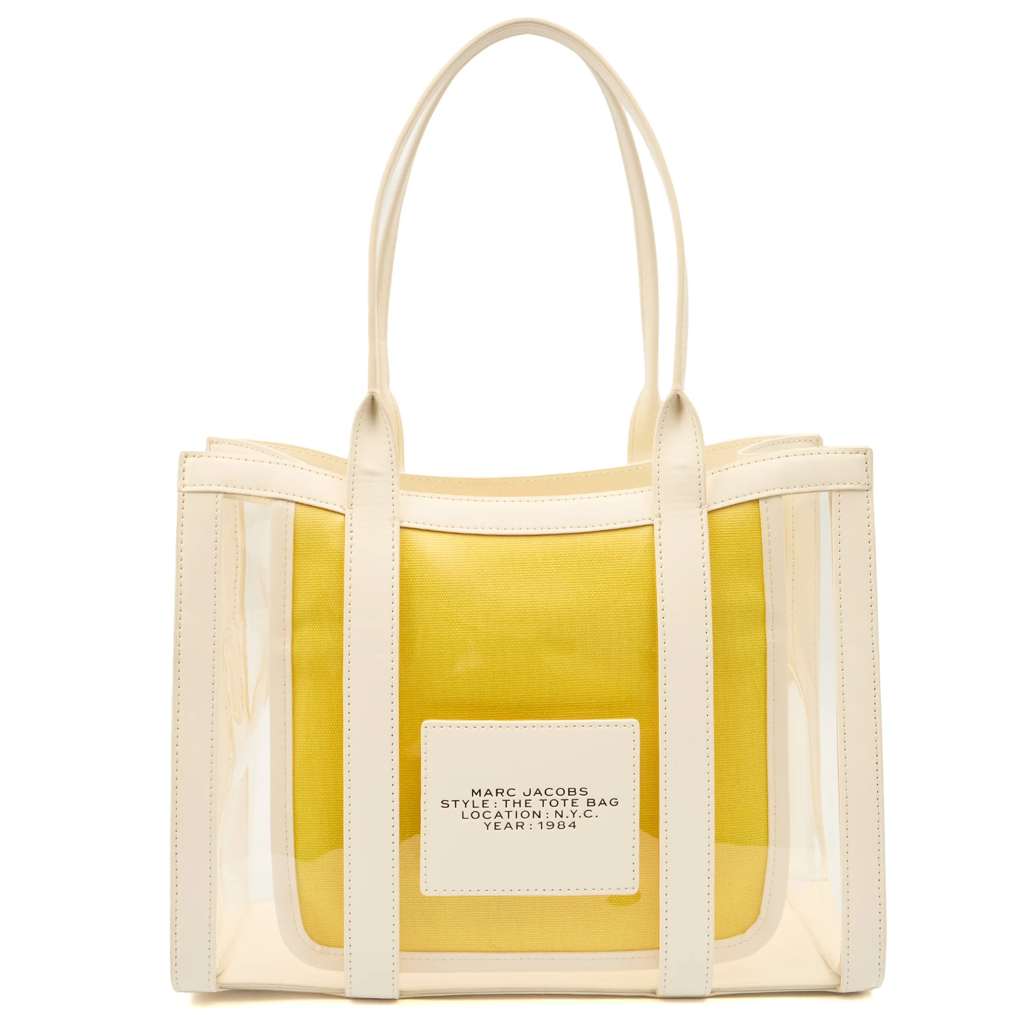 Picture of Marc Jacobs Tote The Tote Bag in White, Leather