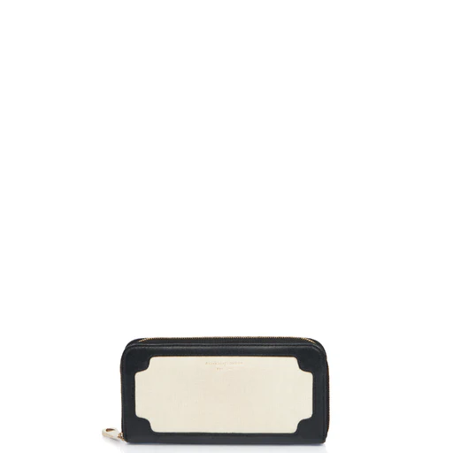 Picture of Aspinal of London Continental Purse in Neutral, Leather