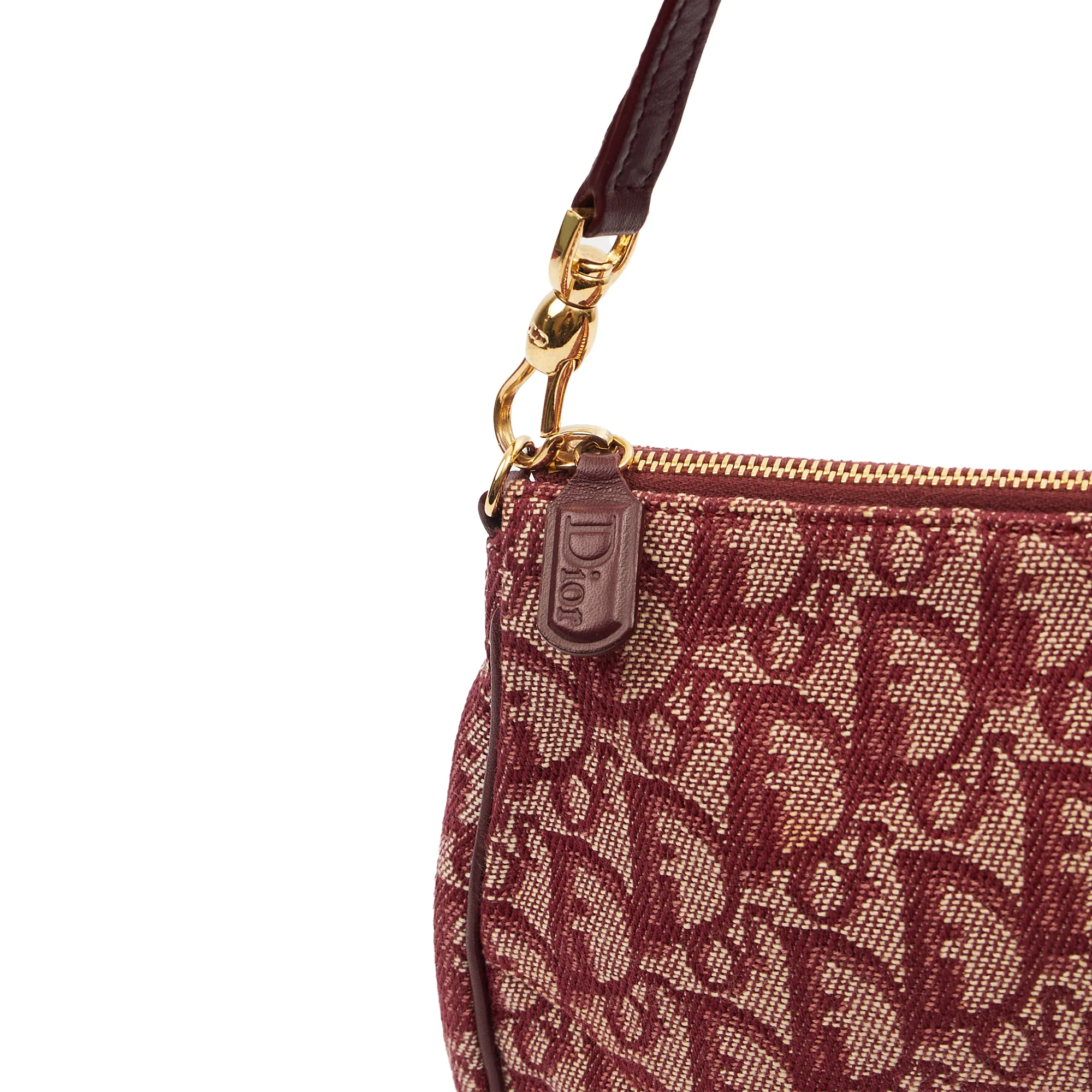 Picture of Christian Dior Mini Bag Saddle Pochette in Red, Fabric