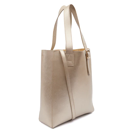 Picture of Aspinal of London Tote London Tote - Midi in Metallic, Leather