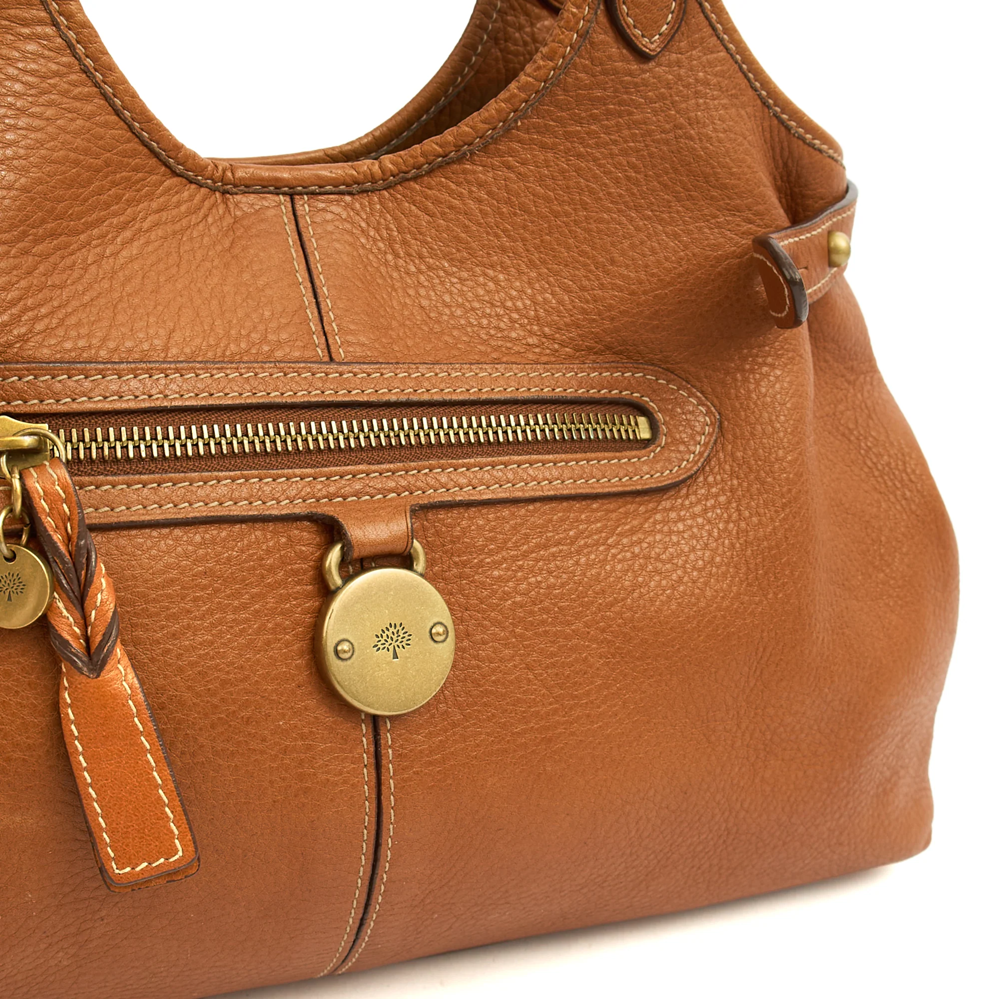Picture of Mulberry Shoulder Bag Somerset Tote in Oak, Leather