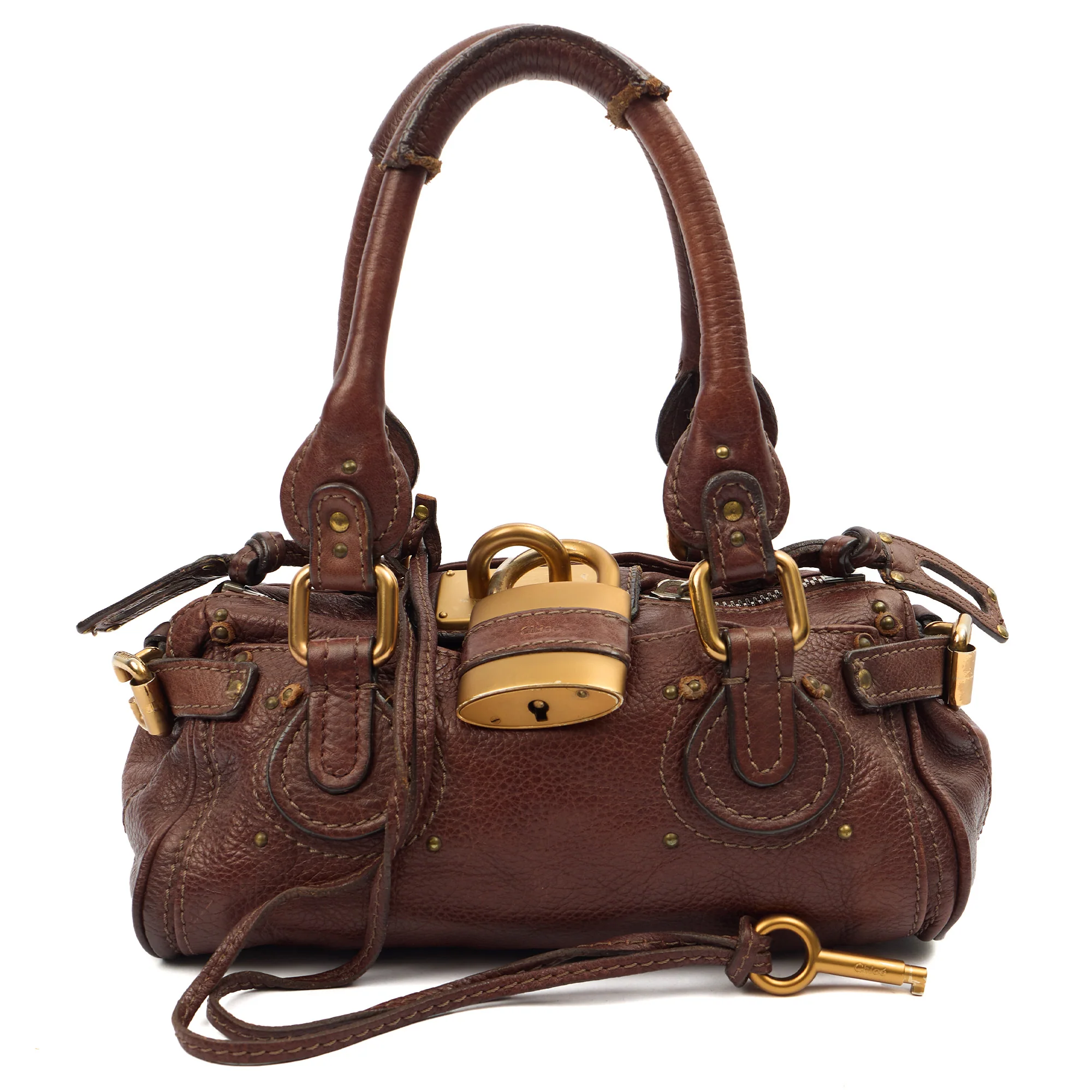 Picture of Chloe Mini Bag Paddington - Mini in Brown, Calfskin Leather