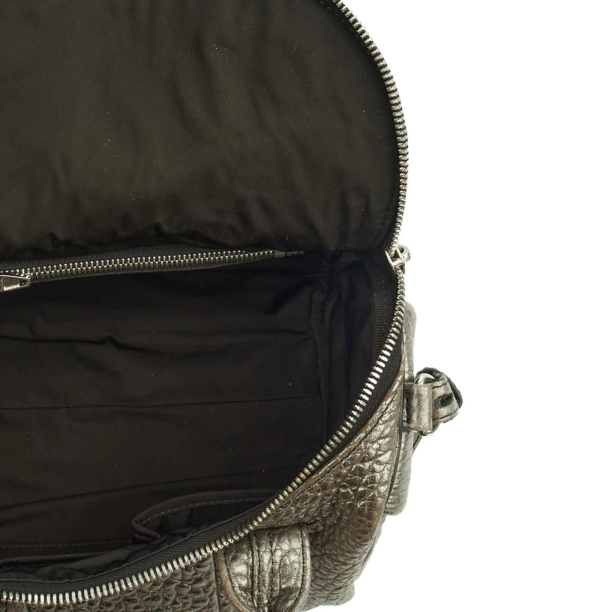 Picture of Alexander Wang Cross Body Rocco in Metallic, Leather