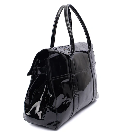 Picture of Mulberry Tote Bayswater Heritage in Black, Patent Leather