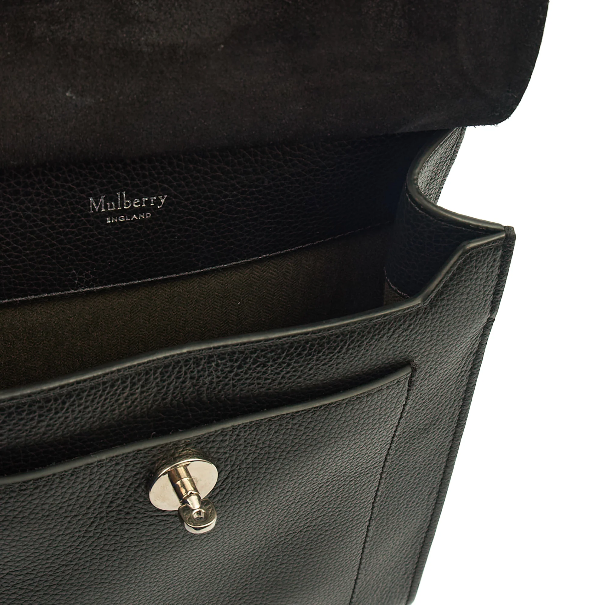 Picture of Mulberry Cross Body Antony in Black, Leather
