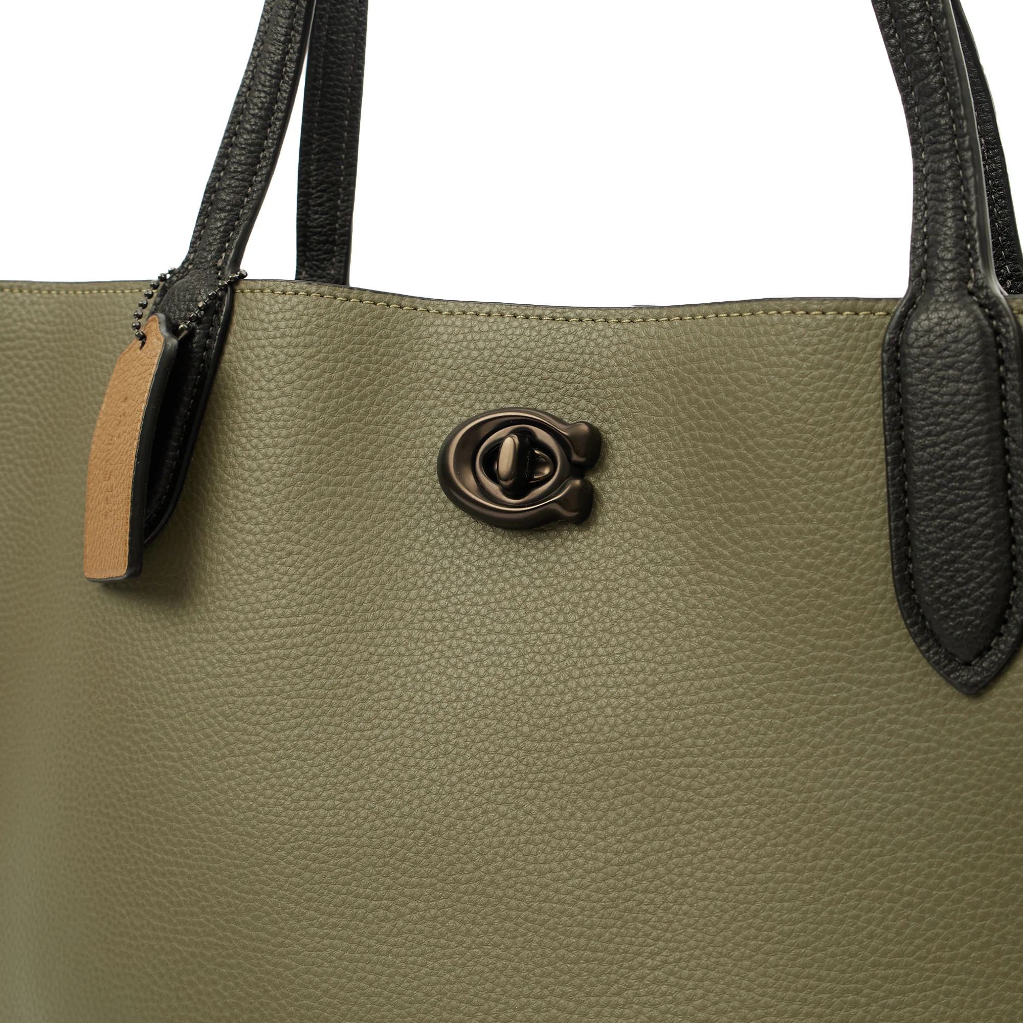 Picture of Coach Tote Willow Tote in Green, Leather