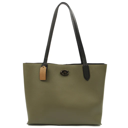 Picture of Coach Tote Willow Tote in Green, Leather