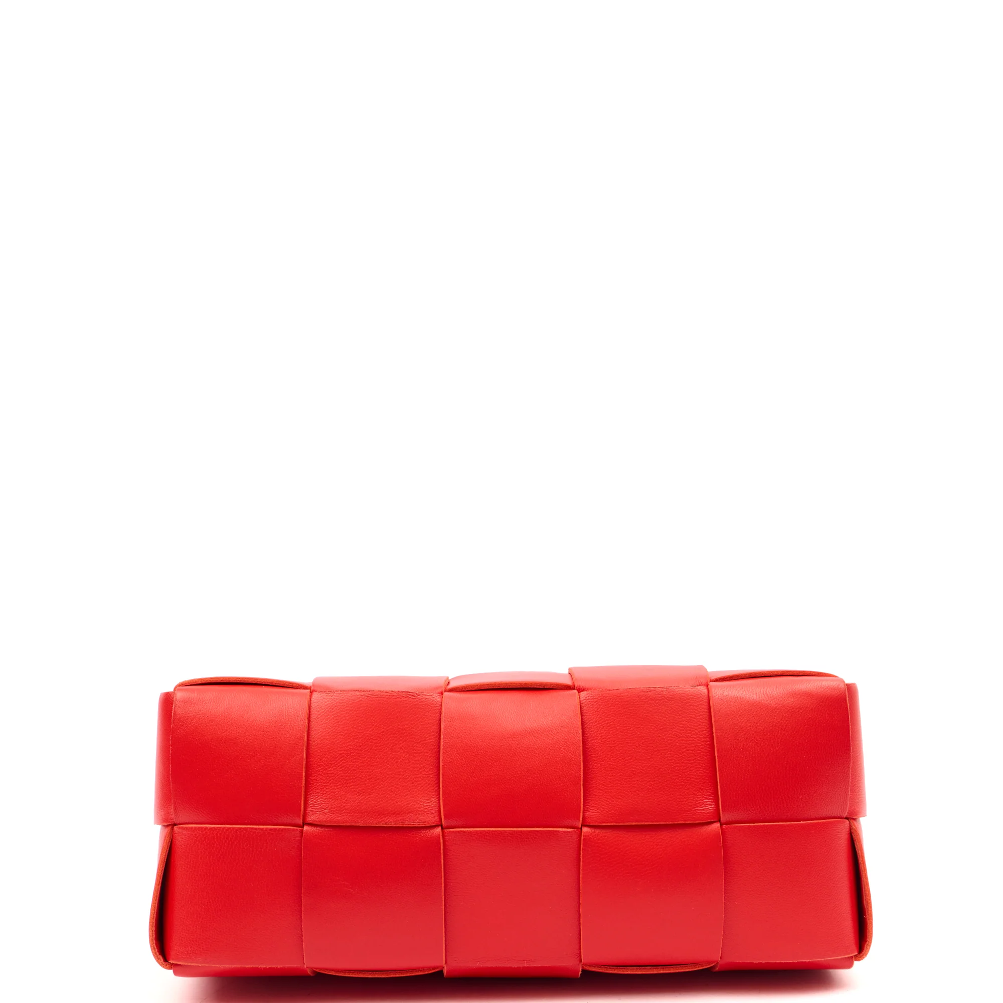 Picture of Bottega Veneta Shoulder Bag Brick in Red, Intrecciato Nappa