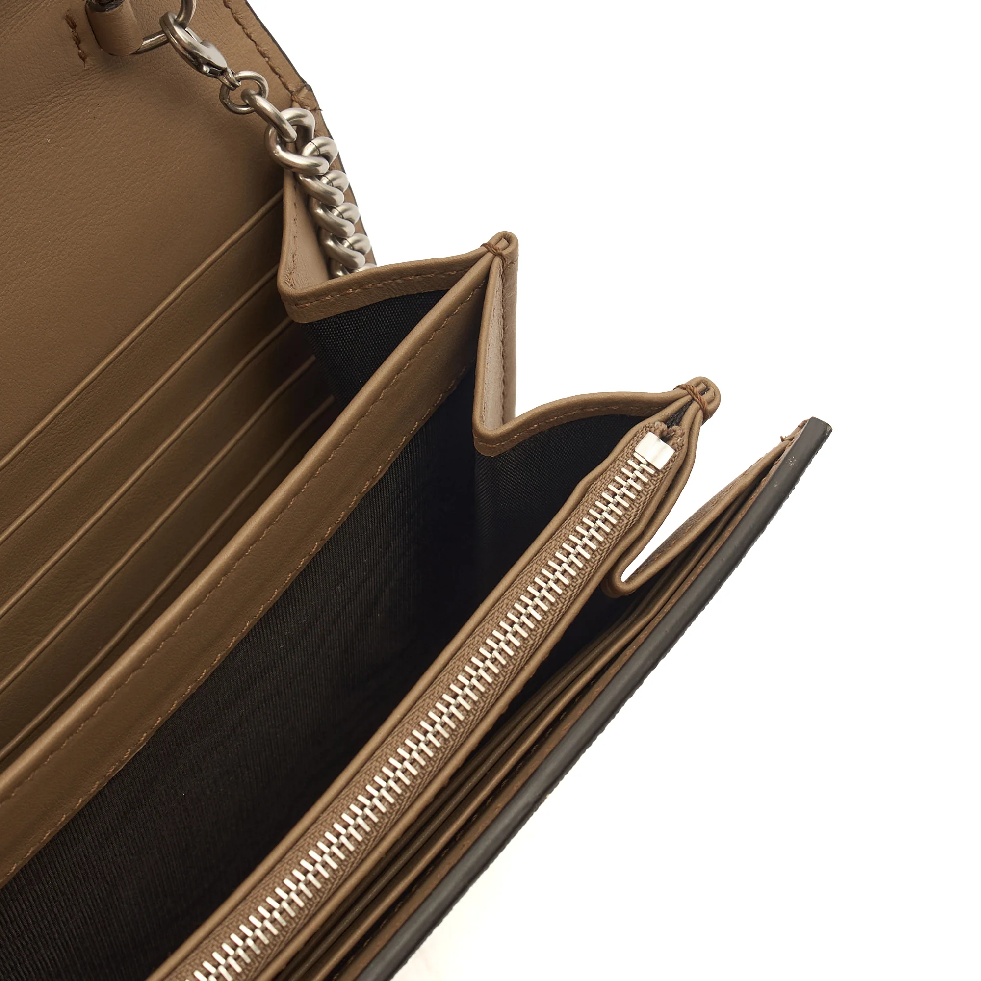 Picture of Gucci Cross Body Dionysus Chain Wallet in GG Supreme, Leather