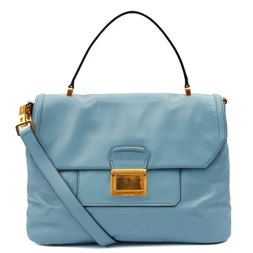 Picture of Miu Miu Shoulder Bag Shoulder Bag in Blue, Leather