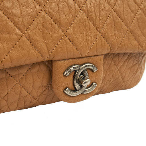 Picture of Chanel Shoulder Bag Flap Bag in Brown, Calfskin Leather