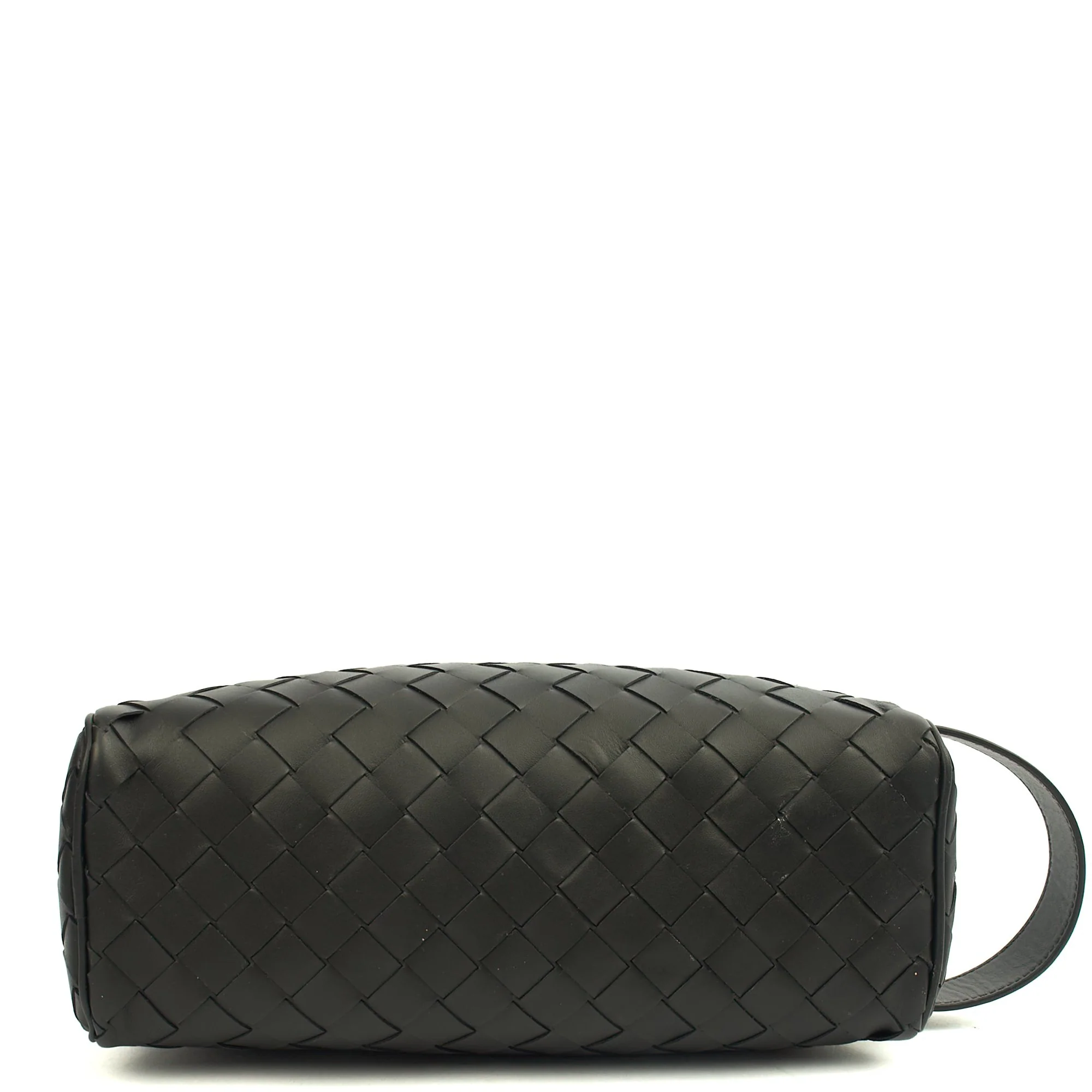 Picture of Bottega Veneta Clutch Intrecciato Zip Pouch in Black, Intrecciato Nappa
