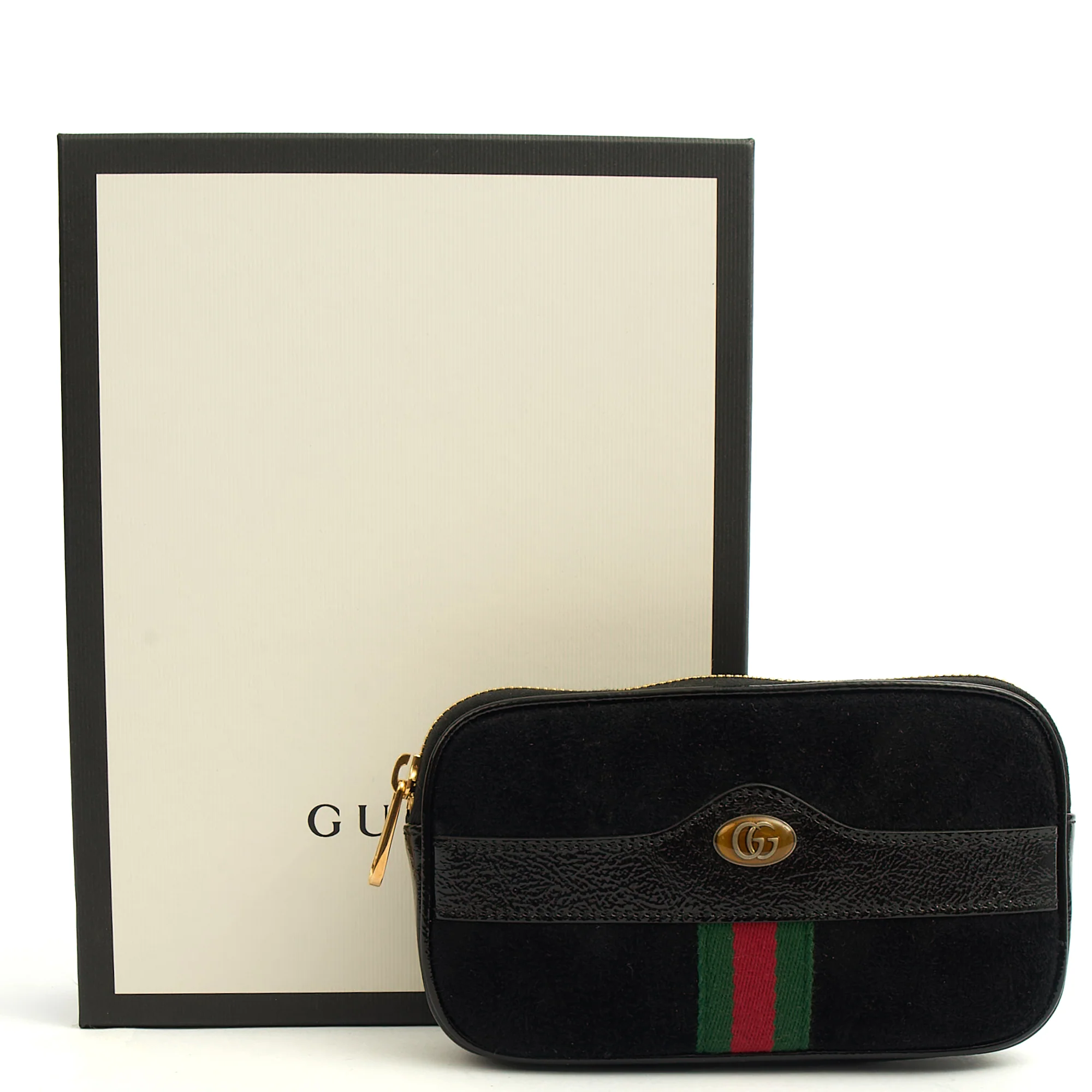 Picture of Gucci Clutch Clutch in Black, Suede