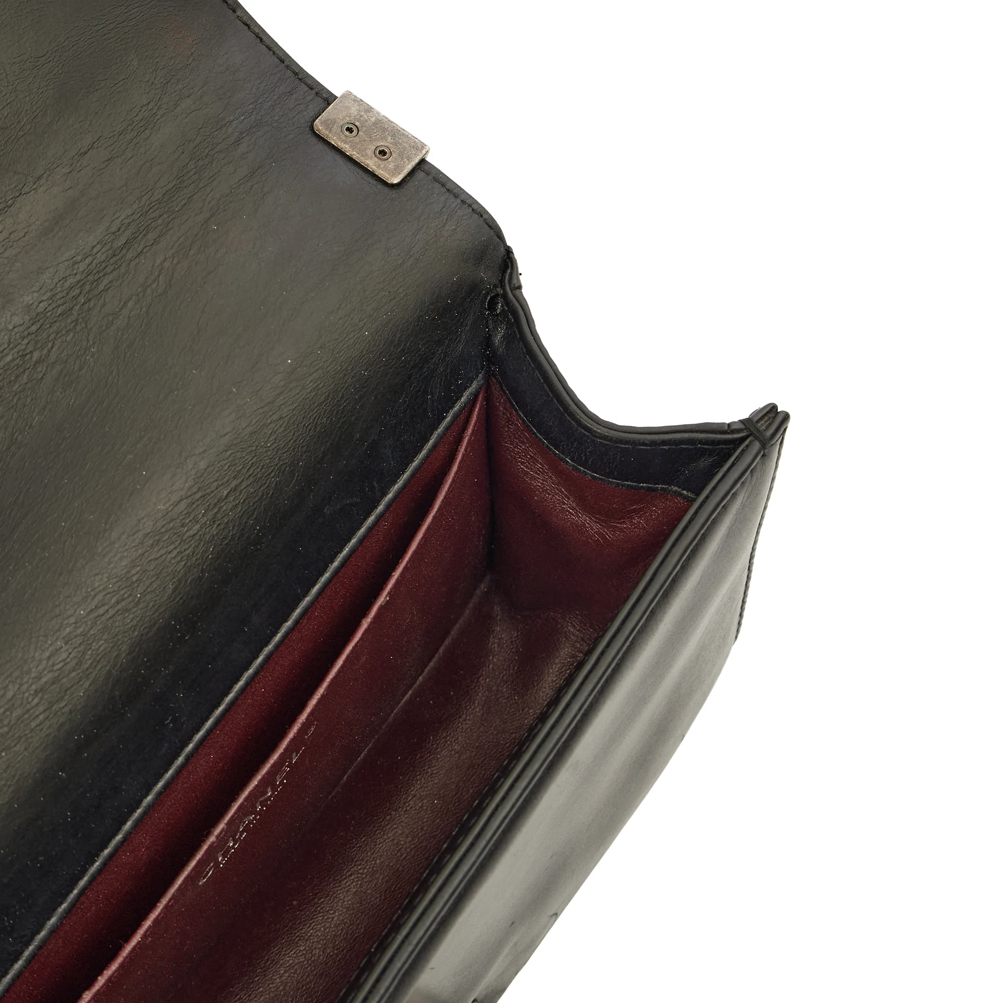 Picture of Chanel Shoulder Bag Boy - Medium in Black, Calfskin Leather