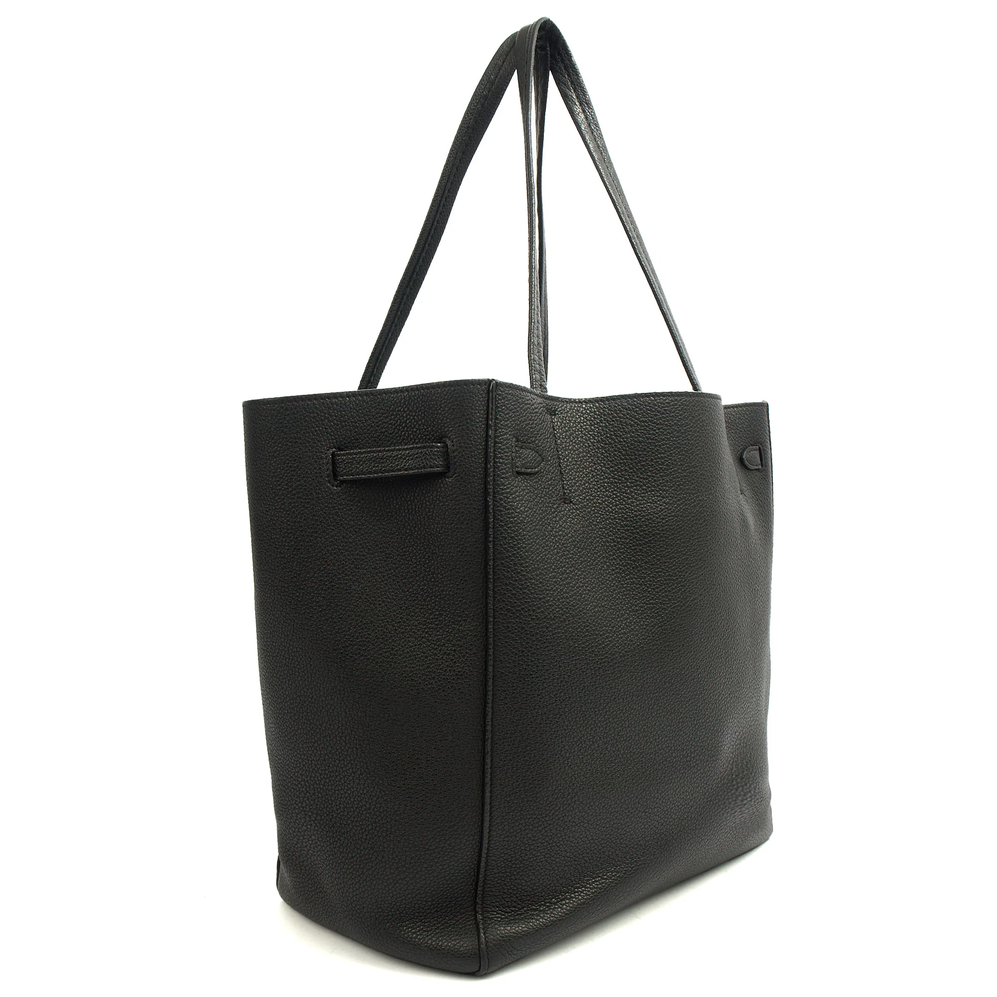 Picture of Celine Tote Cabas Phantom - Medium in Black, Leather
