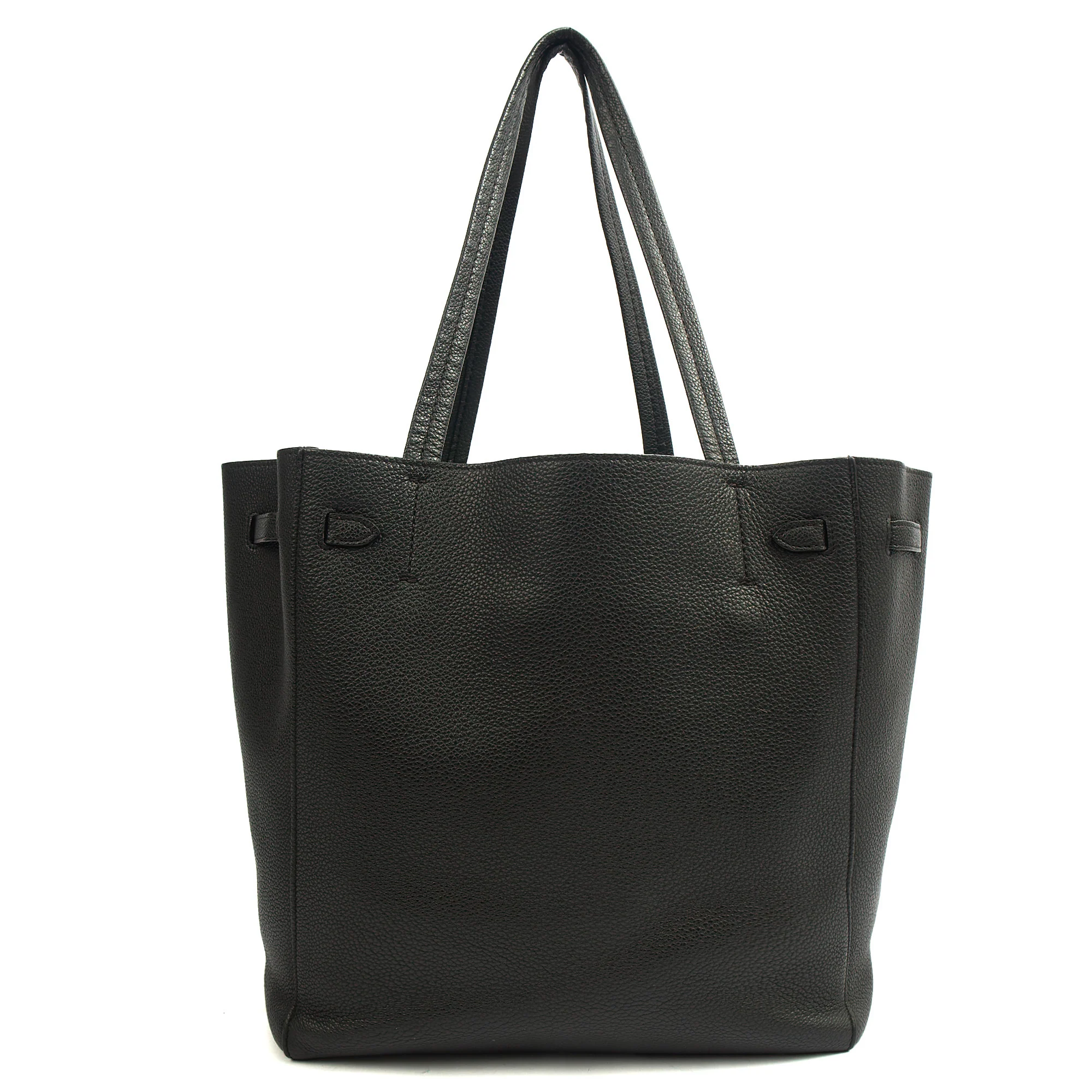 Picture of Celine Tote Cabas Phantom - Medium in Black, Leather