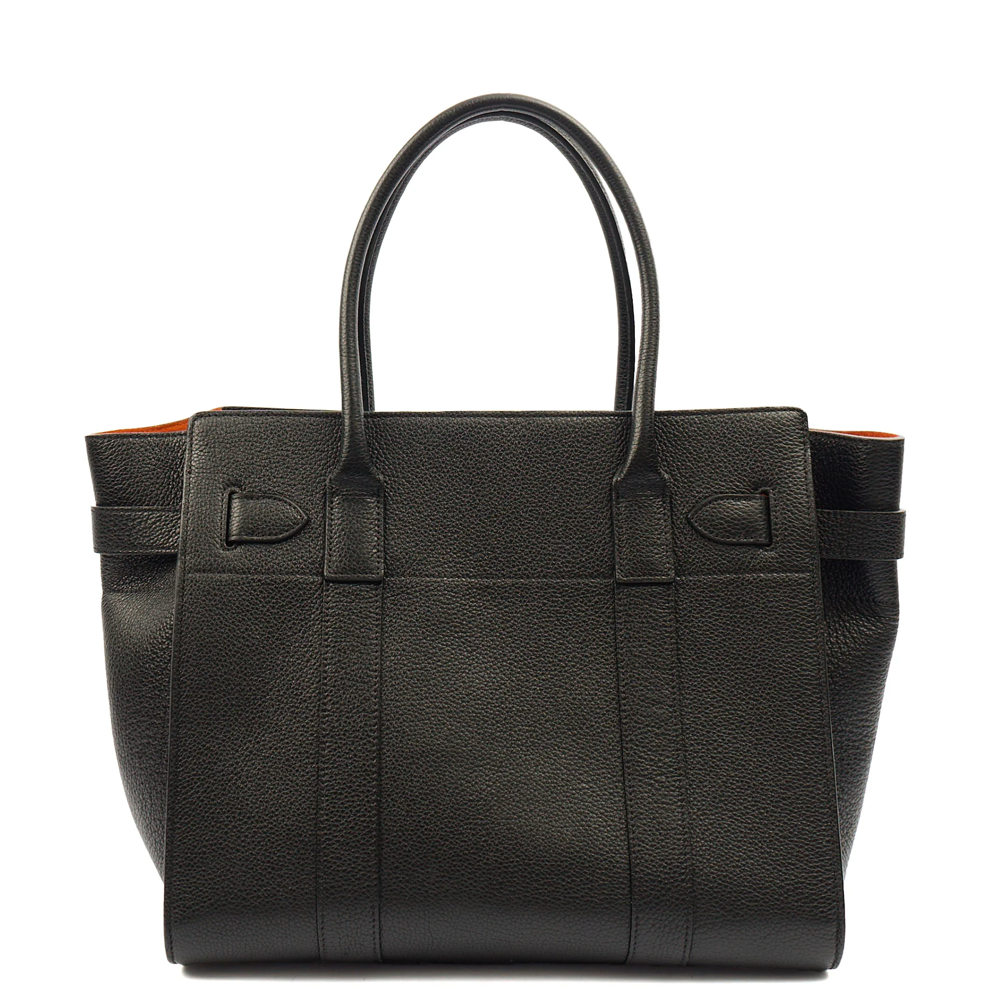 Picture of Mulberry Tote Zipped Bayswater in Black, Leather