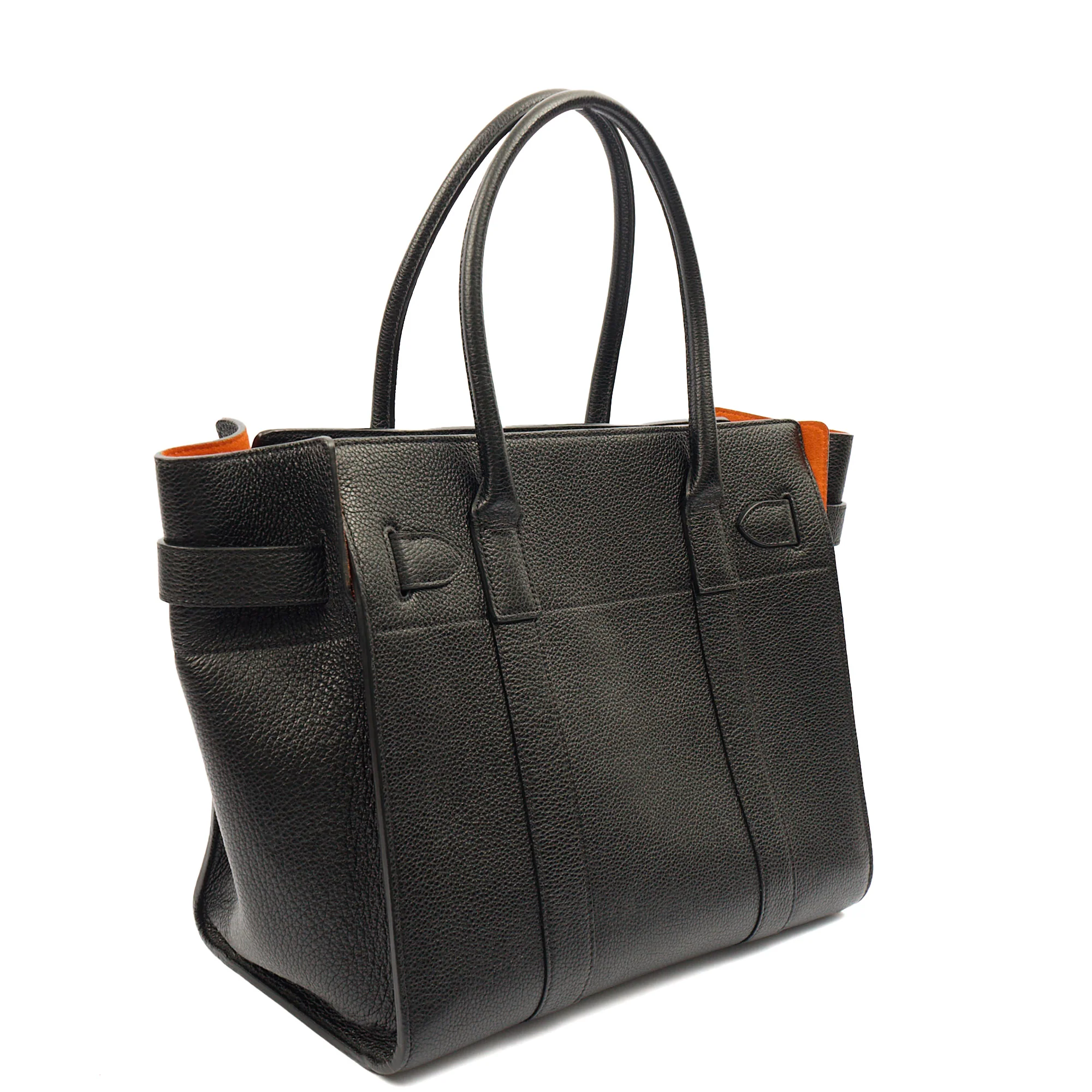 Picture of Mulberry Tote Zipped Bayswater in Black, Leather