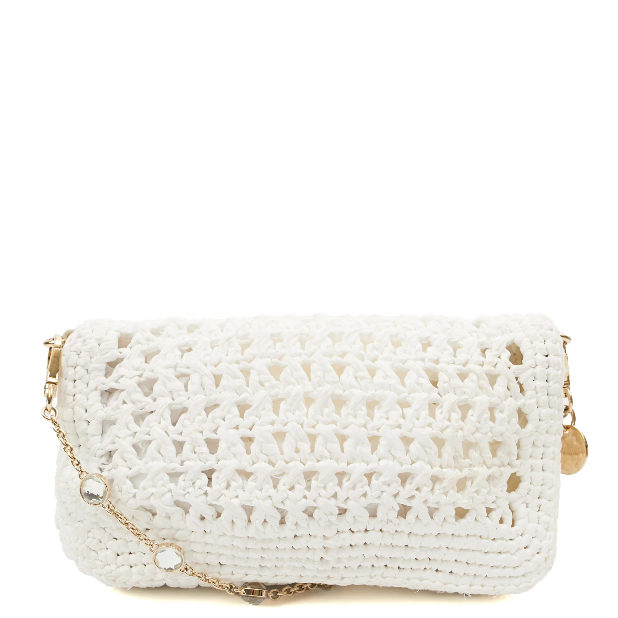Picture of Miu Miu Cross Body Crossbody in White, Other