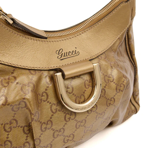 Picture of Gucci Shoulder Bag Abbey D-Ring Shoulder Bag in Metallic, Leather