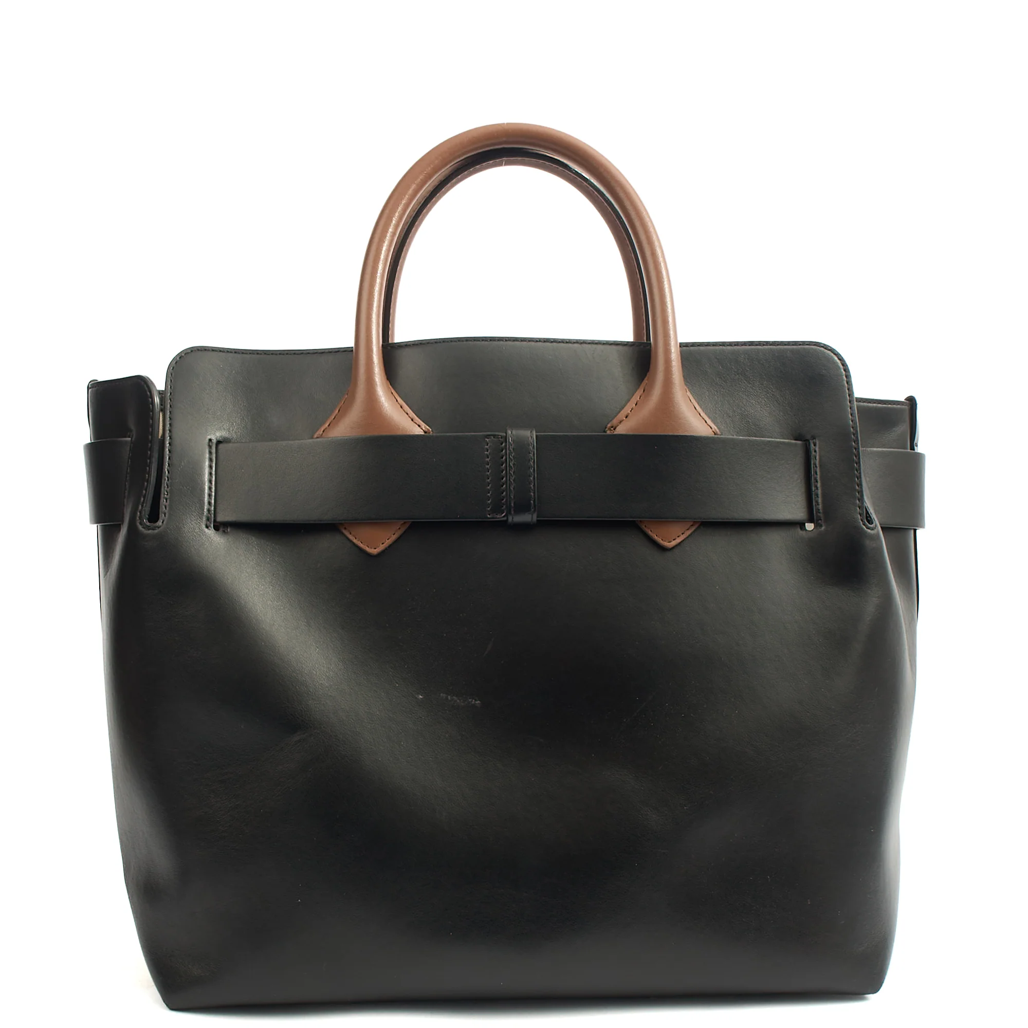 Picture of Burberry Tote Belt Bag - Medium in Black, Leather