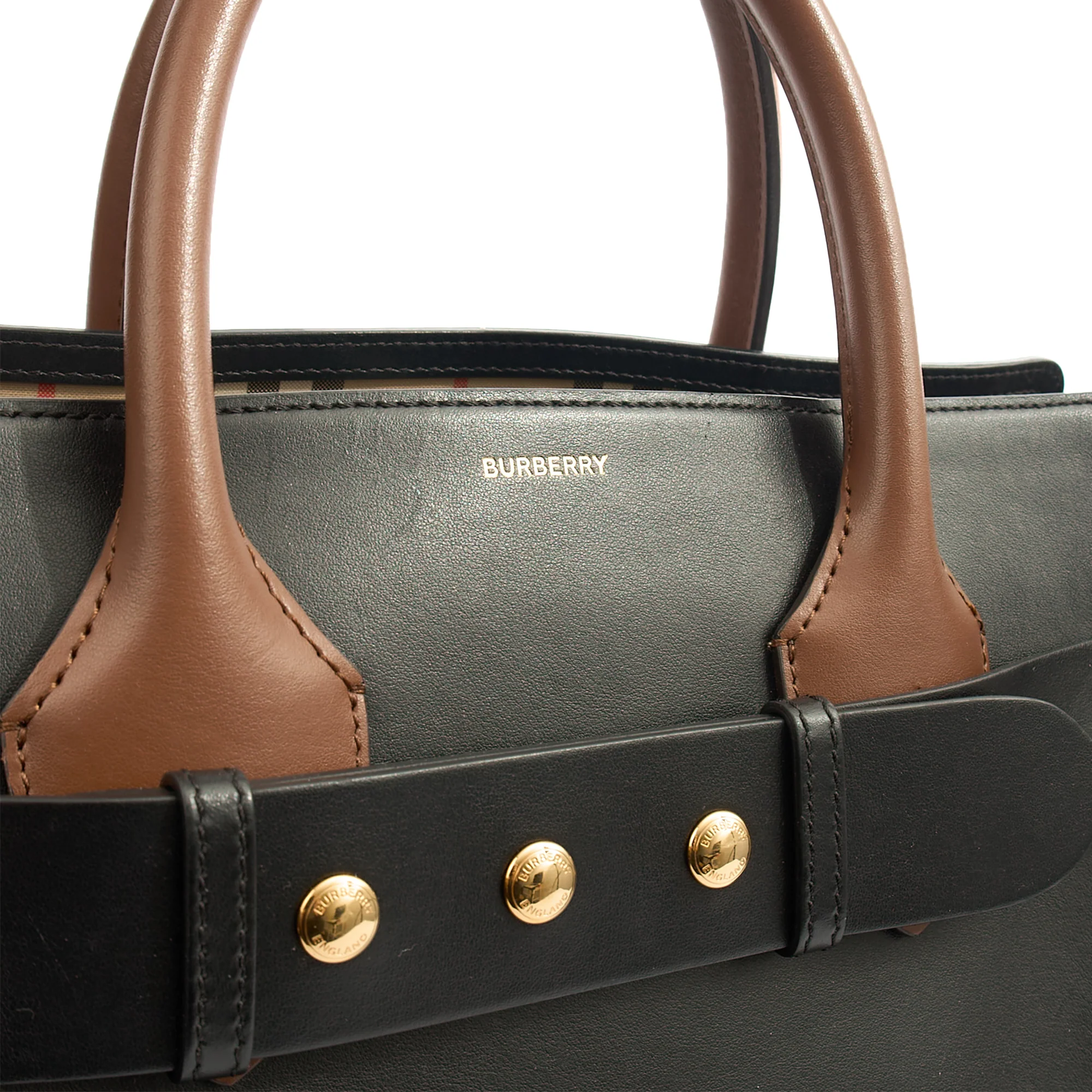 Picture of Burberry Tote Belt Bag - Medium in Black, Leather