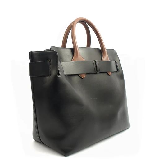 Picture of Burberry Tote Belt Bag - Medium in Black, Leather