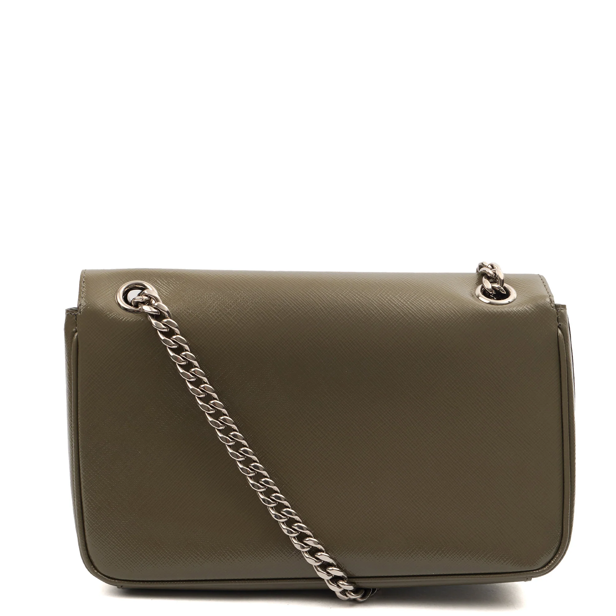 Picture of Prada Shoulder Bag Saffiano Crossbody - Mini in Green, Leather