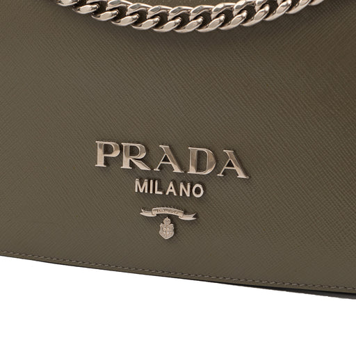 Picture of Prada Shoulder Bag Saffiano Crossbody - Mini in Green, Leather