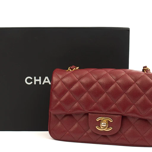 Picture of Chanel Mini Bag Classic - Mini (Rectangular) in Red, Caviar Leather