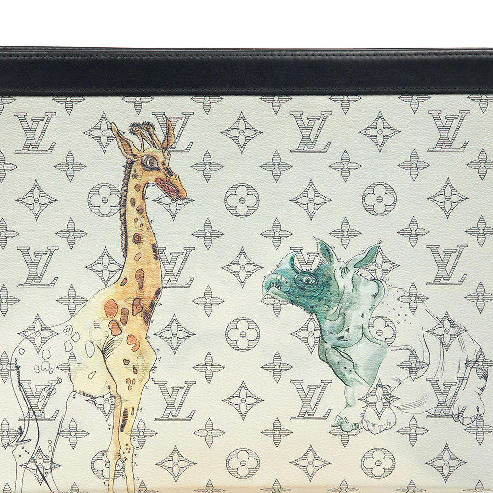 Picture of Louis Vuitton Savane Pochette Voyage MM in Multi, Leather