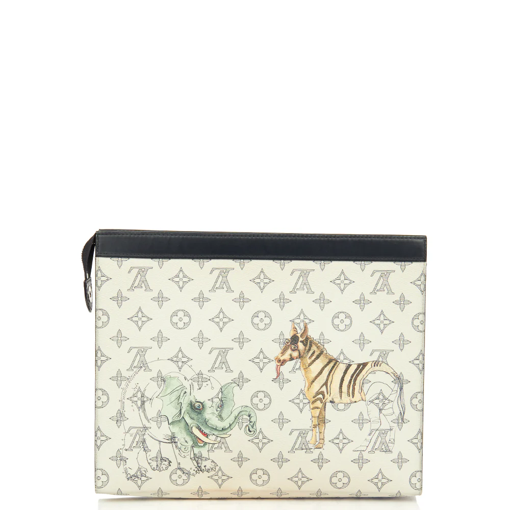Picture of Louis Vuitton Savane Pochette Voyage MM in Multi, Leather