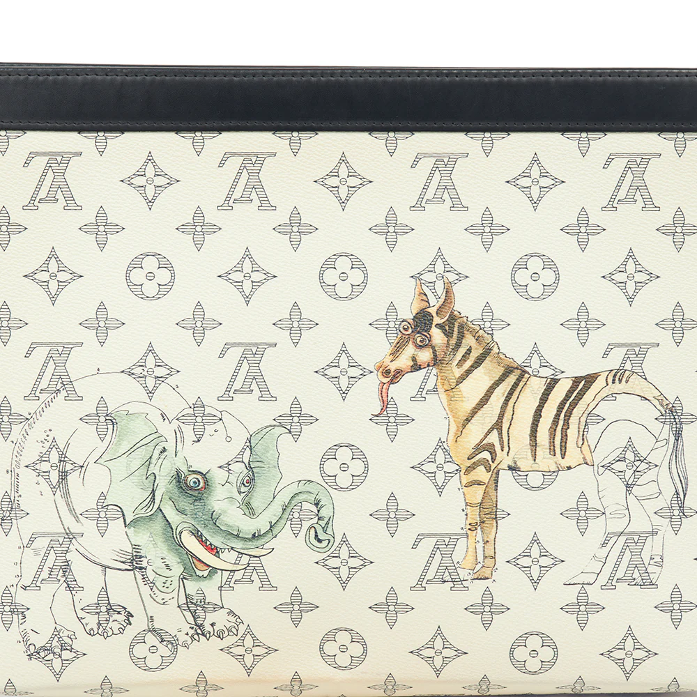 Picture of Louis Vuitton Savane Pochette Voyage MM in Multi, Leather