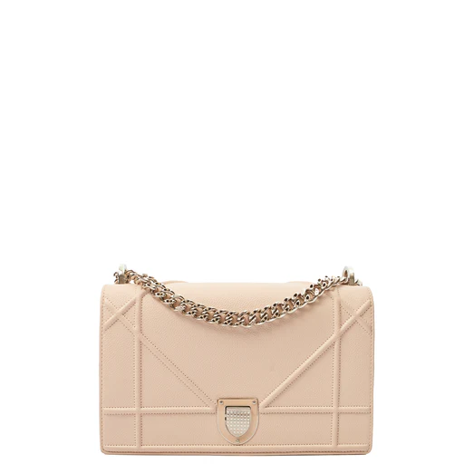 Picture of Christian Dior Shoulder Bag Diorama - Medium in Neutral, Calfskin