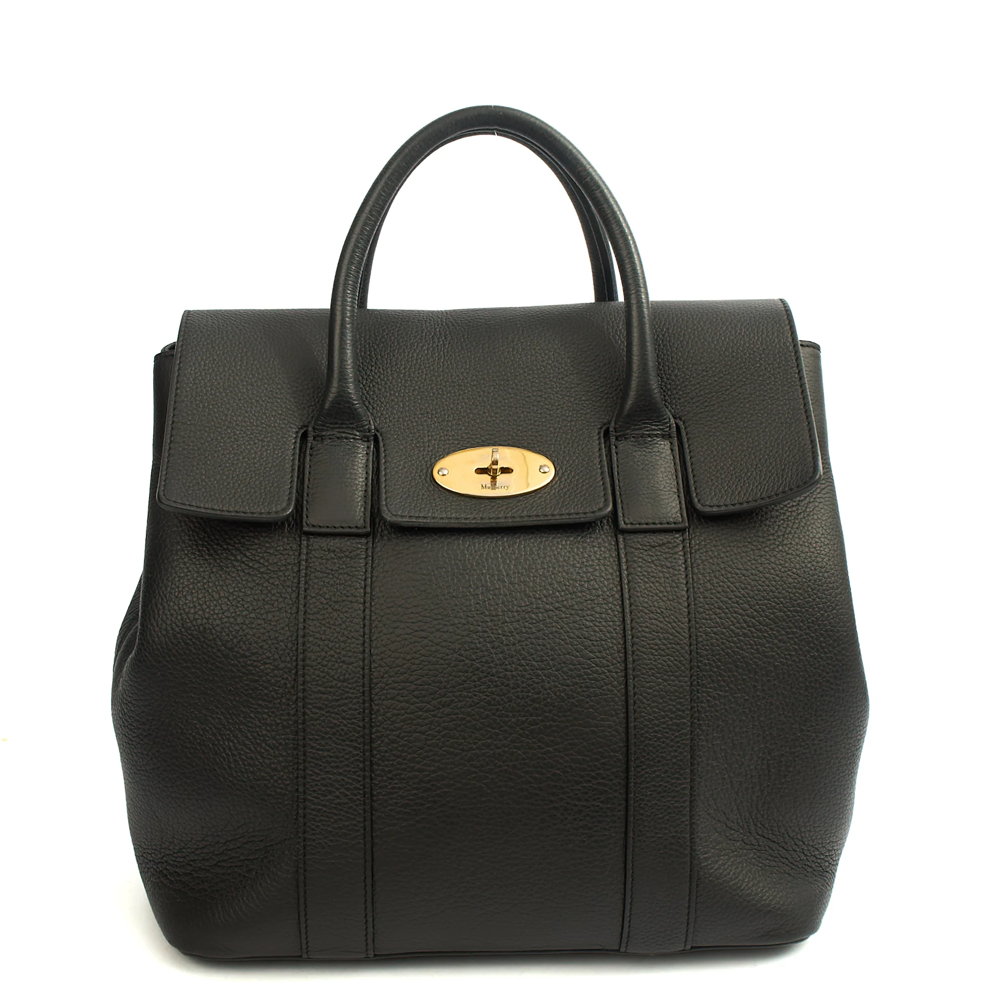 Picture of Mulberry Backpack Bayswater Backpack in Black, Leather