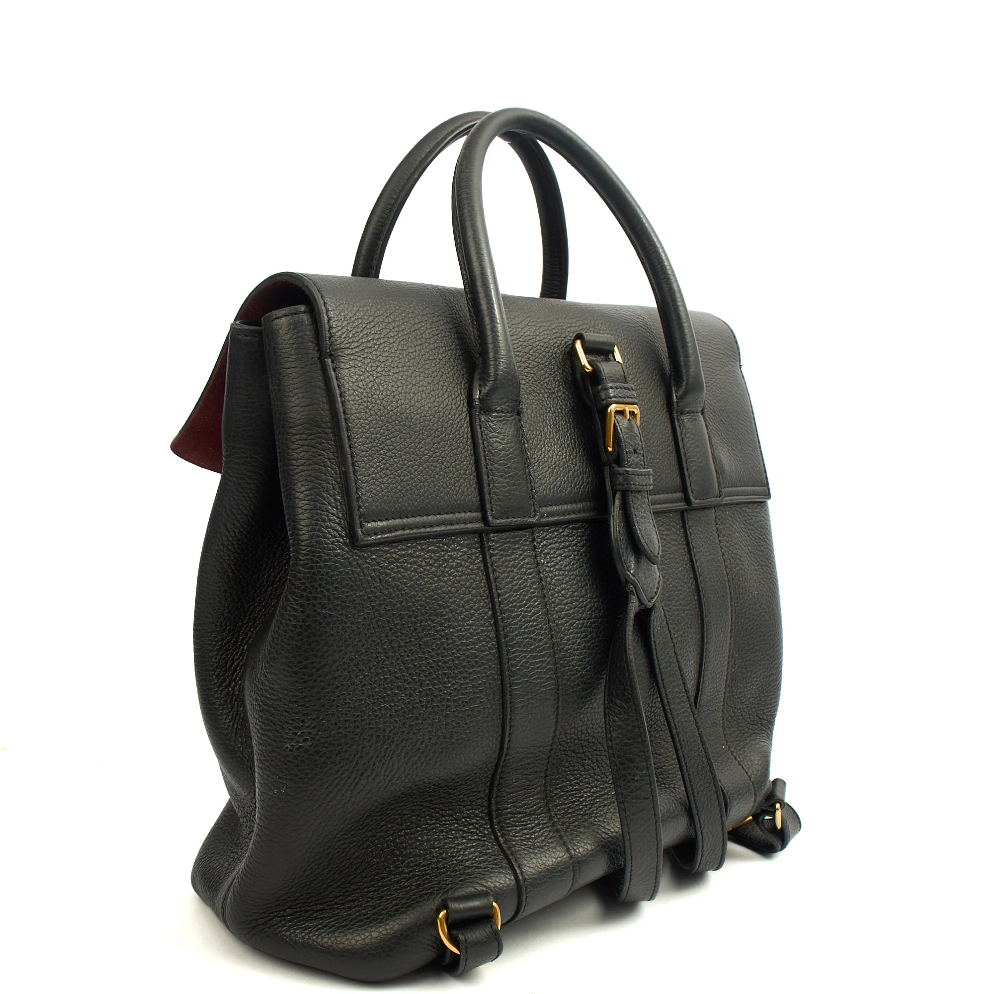 Picture of Mulberry Backpack Bayswater Backpack in Black, Leather