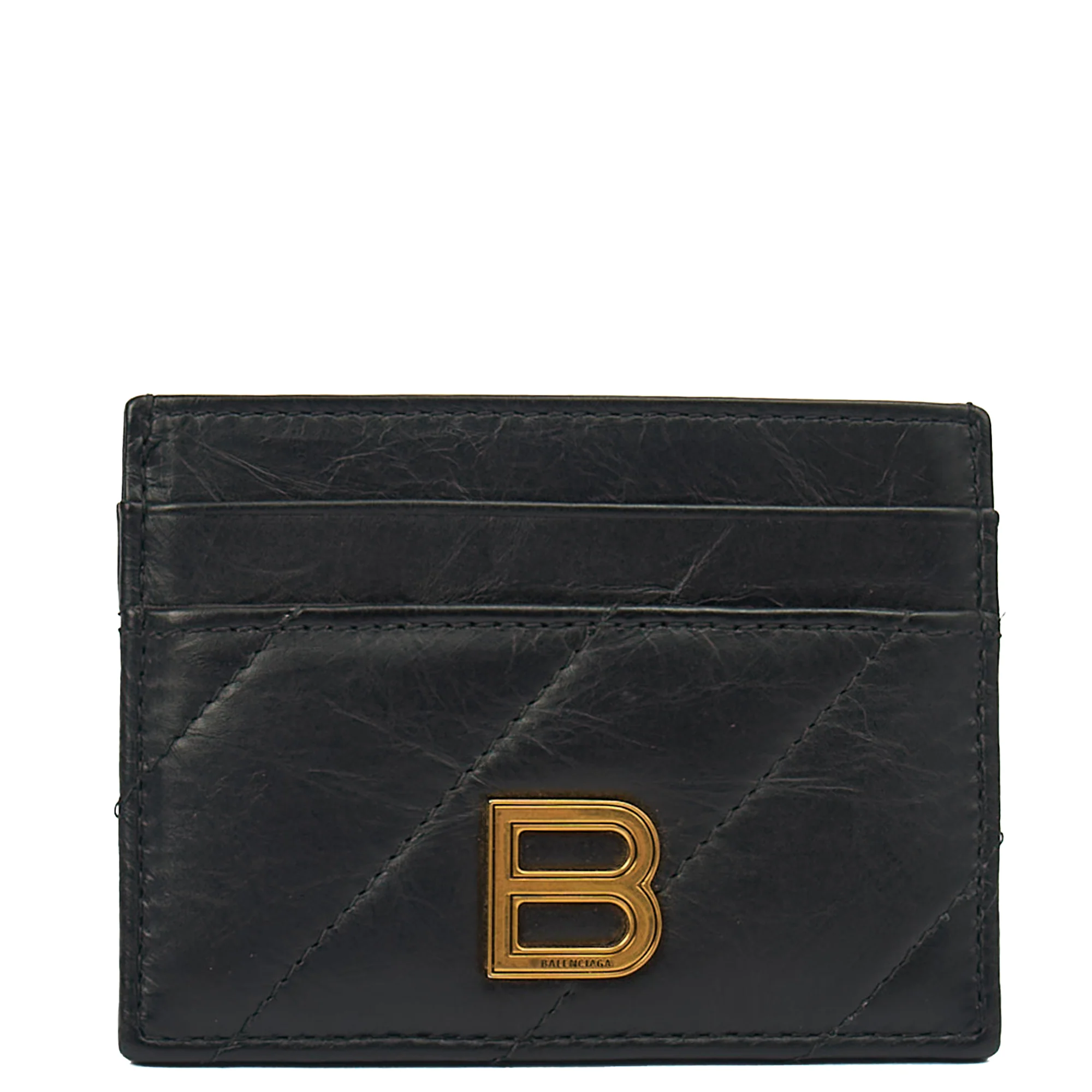 Picture of Balenciaga Card Holder Neo Classic Card Holder in Black, Leather