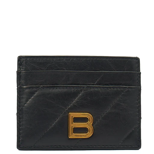 Picture of Balenciaga Card Holder Neo Classic Card Holder in Black, Leather