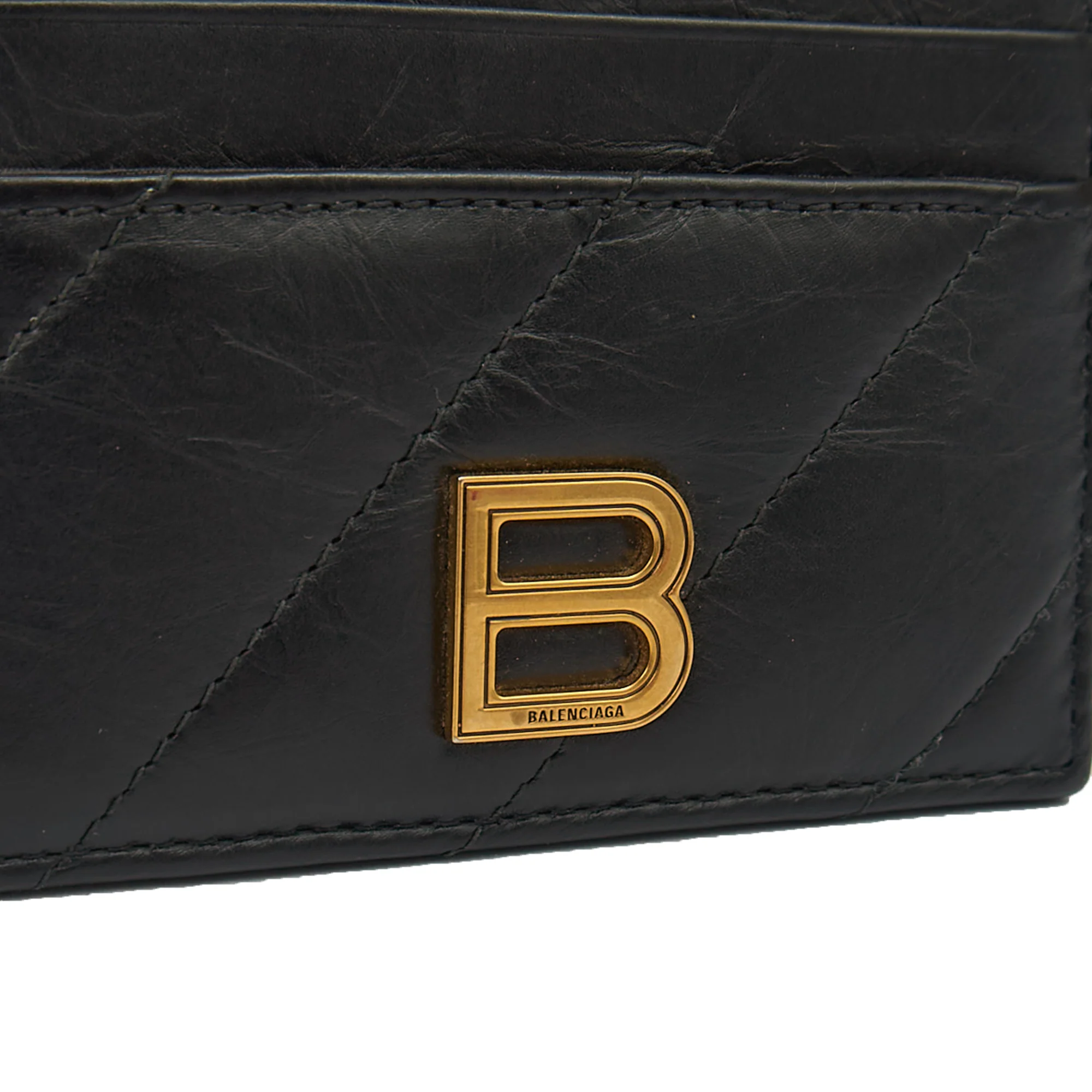 Picture of Balenciaga Card Holder Neo Classic Card Holder in Black, Leather