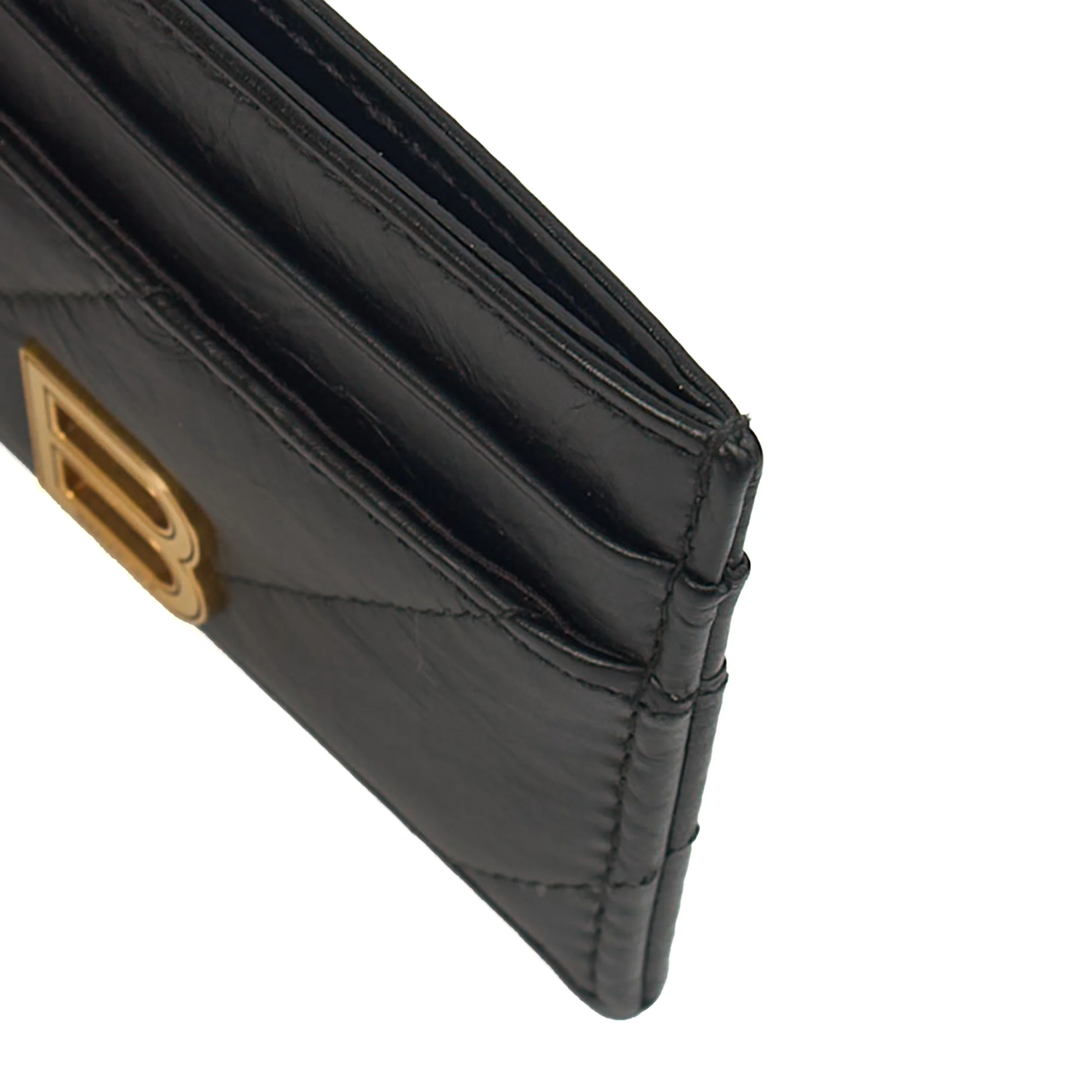 Picture of Balenciaga Card Holder Neo Classic Card Holder in Black, Leather