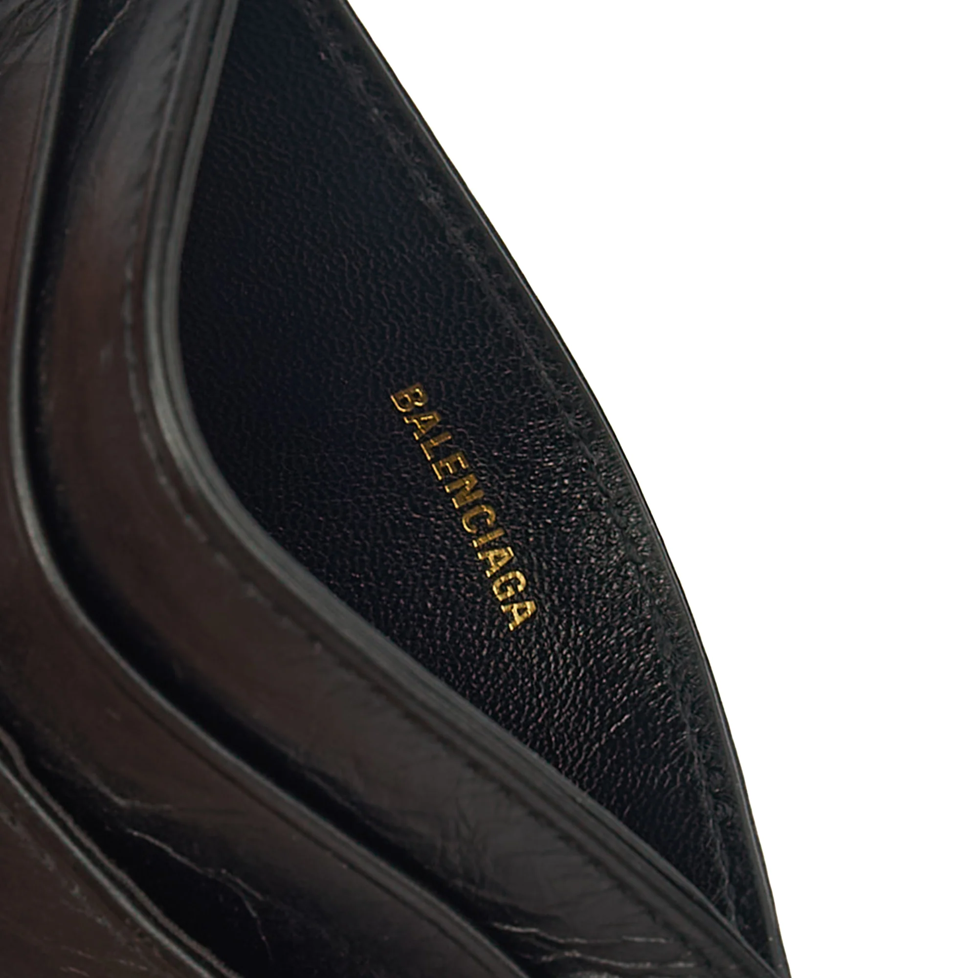 Picture of Balenciaga Card Holder Neo Classic Card Holder in Black, Leather