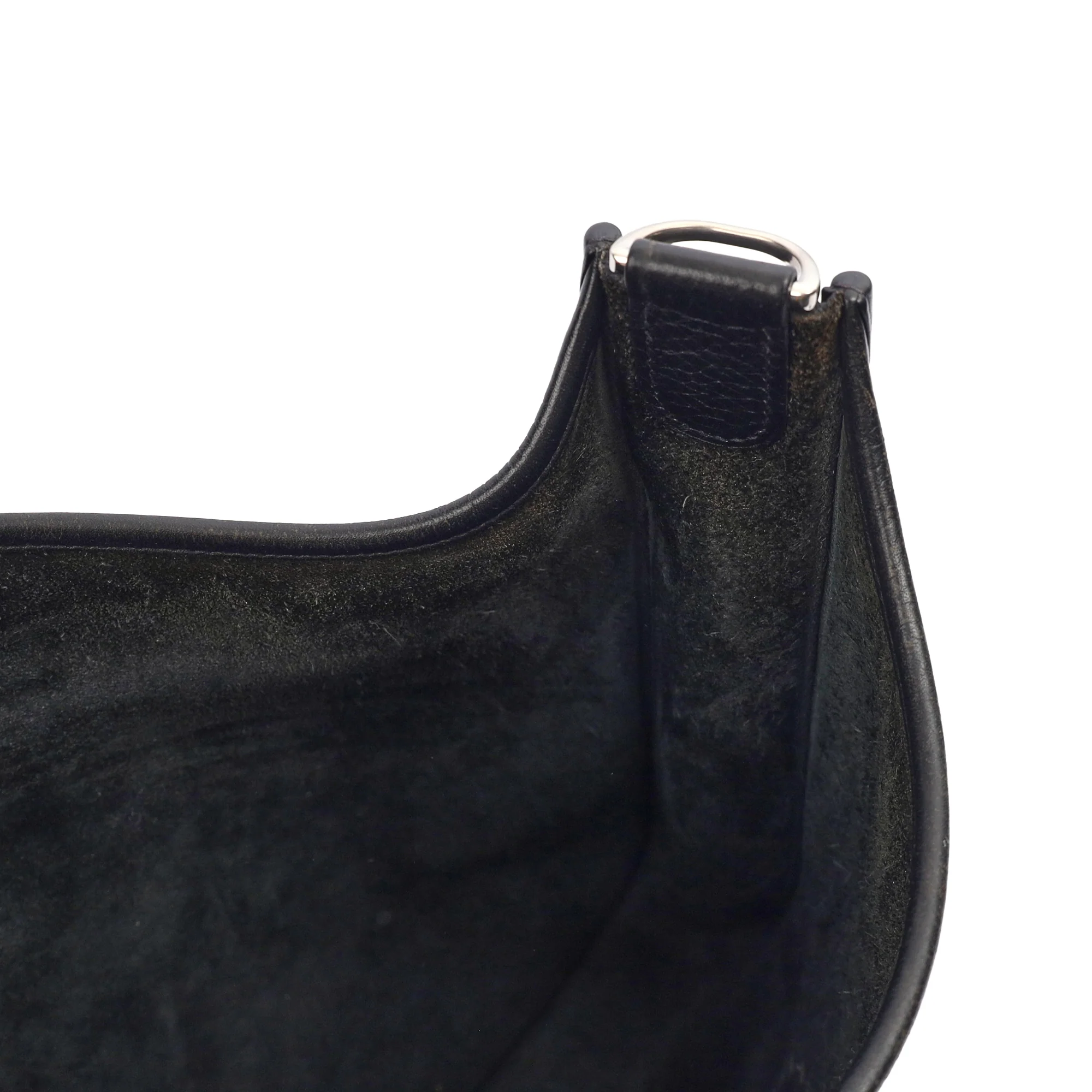 Picture of Hermes Cross Body Evelyne 29 in Black, Clemence Leather